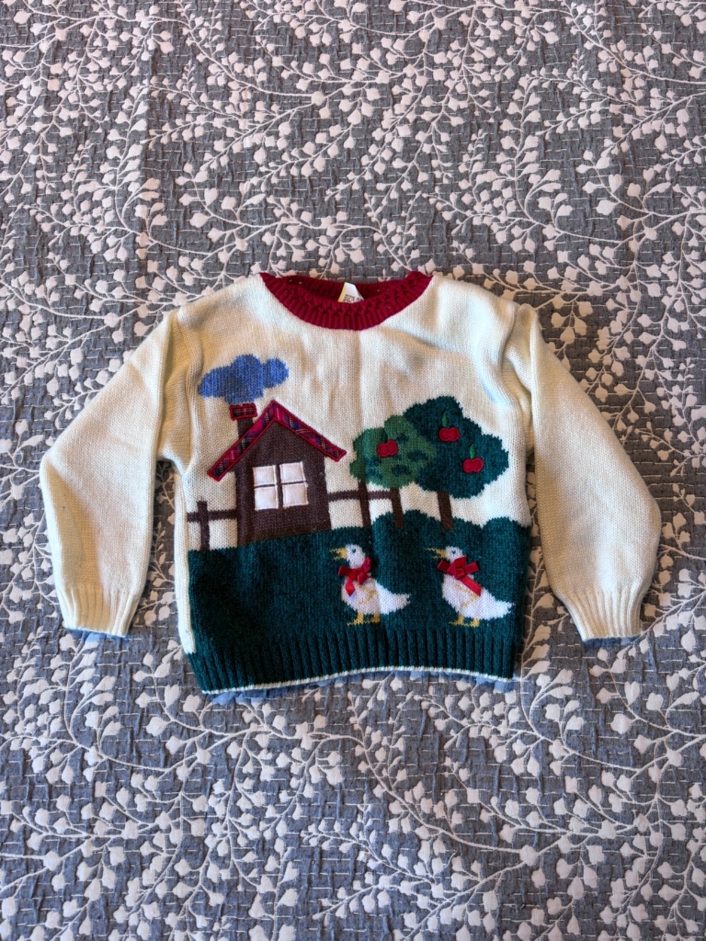 Vintage unbranded sweater 1990’s - 2T porch goose